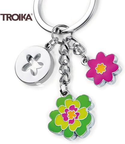 Troika Çiçek Anahtarlık KR16-06/CH