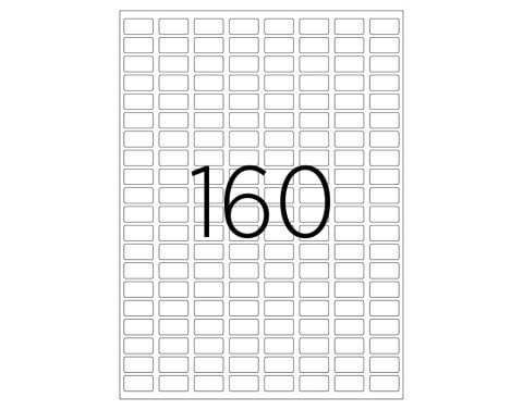 Tanex TW-2280 Laser Etiket 22x12mm