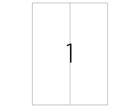 Tanex TW-2297 Laser Etiket 105x297mm