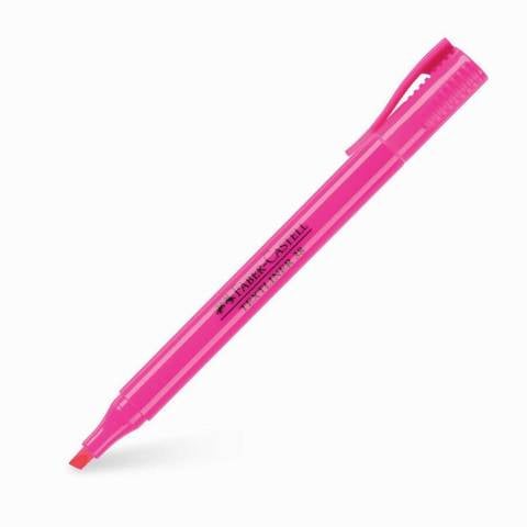 Faber Castell Fosforlu Kalem 38 Floresan Pembe