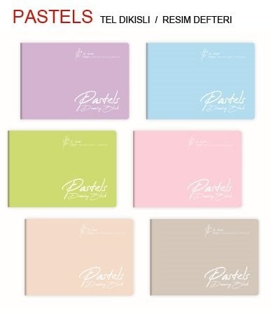 Pastels Resim Defteri PP Kapak 25x35 32YP