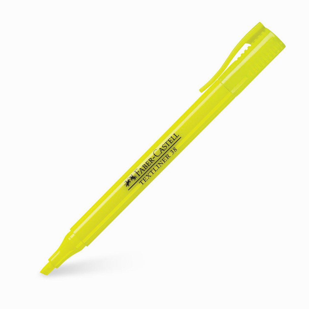 Faber Castell Fosforlu Kalem 38 Floresan Sarı