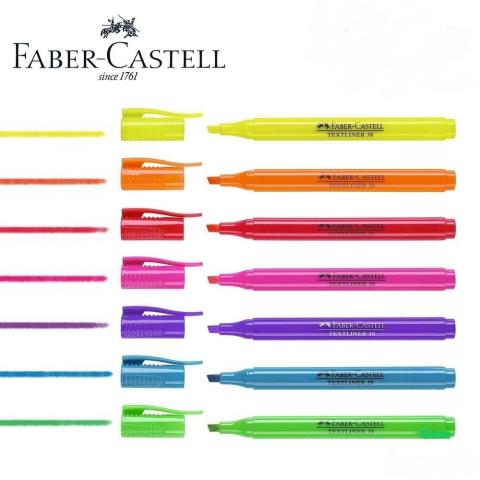 Faber Castell Fosforlu Kalem 38 Floresan Kırmızı