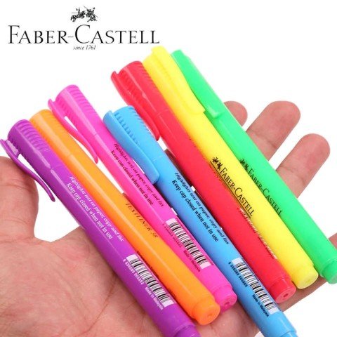 Faber Castell Fosforlu Kalem 38 Floresan Kırmızı