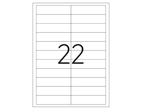 Tanex TW-2320 Laser Etiket 90x25mm