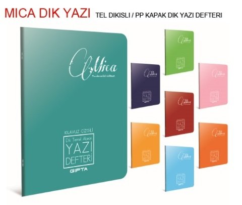 Mica A5 Güzel Yazı Defteri PP Kapak Rehber Çizgili