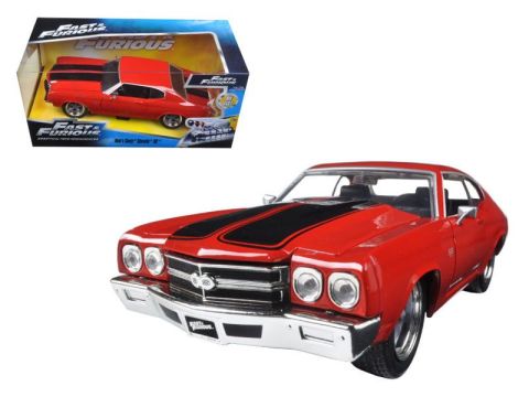 Fast & Furious 1:24 Dom's Chevy Chevelle 55 Model Araba