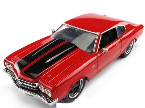 Fast & Furious 1:24 Dom's Chevy Chevelle 55 Model Araba
