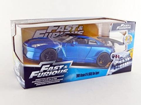 Fast & Furious 1:24 2009 Brian's Nissan GT-R R35 Ben Sopra Model Araba