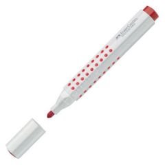 Faber Castell Grip Beyaz Tahta Kalemi Yuvarlak Uç Kırmızı
