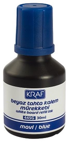 Kraf Beyaz Tahta Kalem Mürekekbi 30ml Mavi
