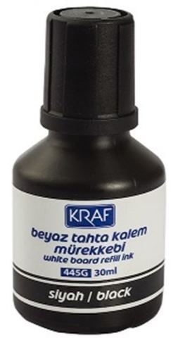 Kraf Beyaz Tahta Kalem Mürekekbi 30ml Siyah
