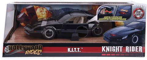 Jada 1: 24 Hollywood Rides Knight Rider KITT ile Light Pontiac Firebird 30086