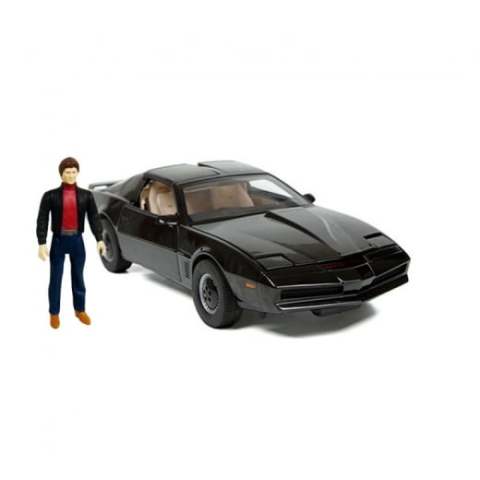 Jada 1: 24 Hollywood Rides Knight Rider KITT ile Light Pontiac Firebird 30086