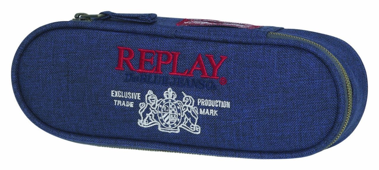 Replay Oval Kalem Kutusu Dark Blue