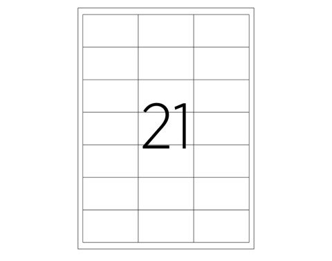 Tanex TW-2421 Laser Etiket 66.5x41mm