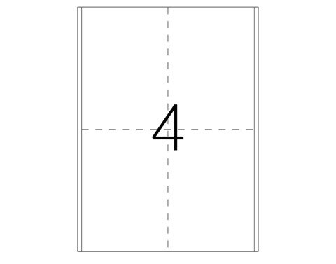 Tanex TW-2504 Laser Etiket 98x148,5mm