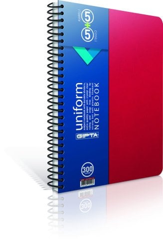 Uniform Spiralli PP Kapak Defter A4 300YP.5+5 Bölmeli