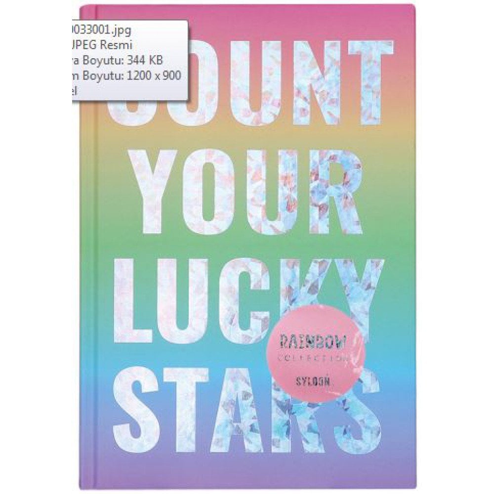 Future Step Rainbow Sert Kapak Lucky Defter A5