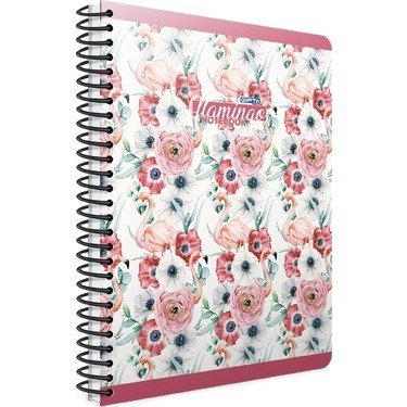 Flamingo Spiralli Sert Kapak Defter 19x26 100YP. Çizgili