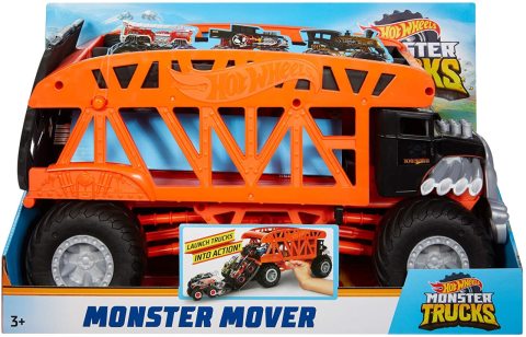 Hot Wheels Monster Trucks Taşıyıcı Kamyon 12 adet 1:64 Ölçekli Araç Kapasiteli GKD37