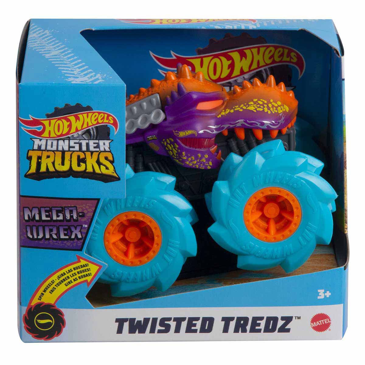 Hot Wheels Monster Trucks Çek Bırak Arabalar GVK39 - Mega Wrex Mor