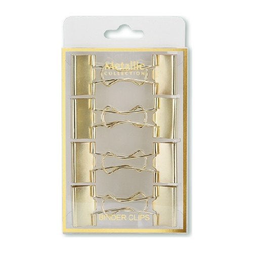 Pyrus Kağıt Kıskacı 8'li Gold