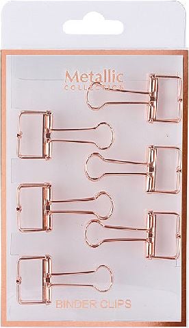 Pyrus Kağıt Kıskacı 6'lı Rose Gold