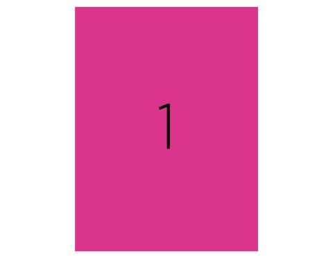 Tanex TW-2000P Laser Etiket Pastel Pembe 210x297mm