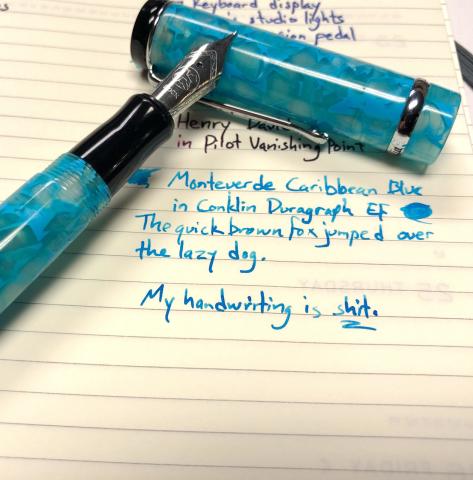 Conklin Duragraph Serisi Dolma Kalem Turqouise Nights Medium Uç