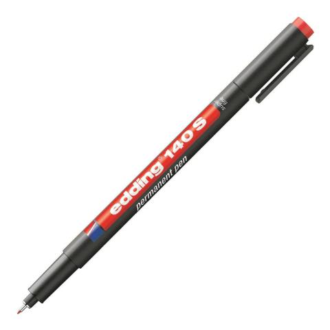 Edding 140S Permanent Asetat Kalemi Kırmızı