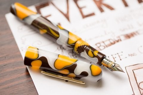 Conklin All American Serisi Dolma Kalem Yellow Stone Medium Uç