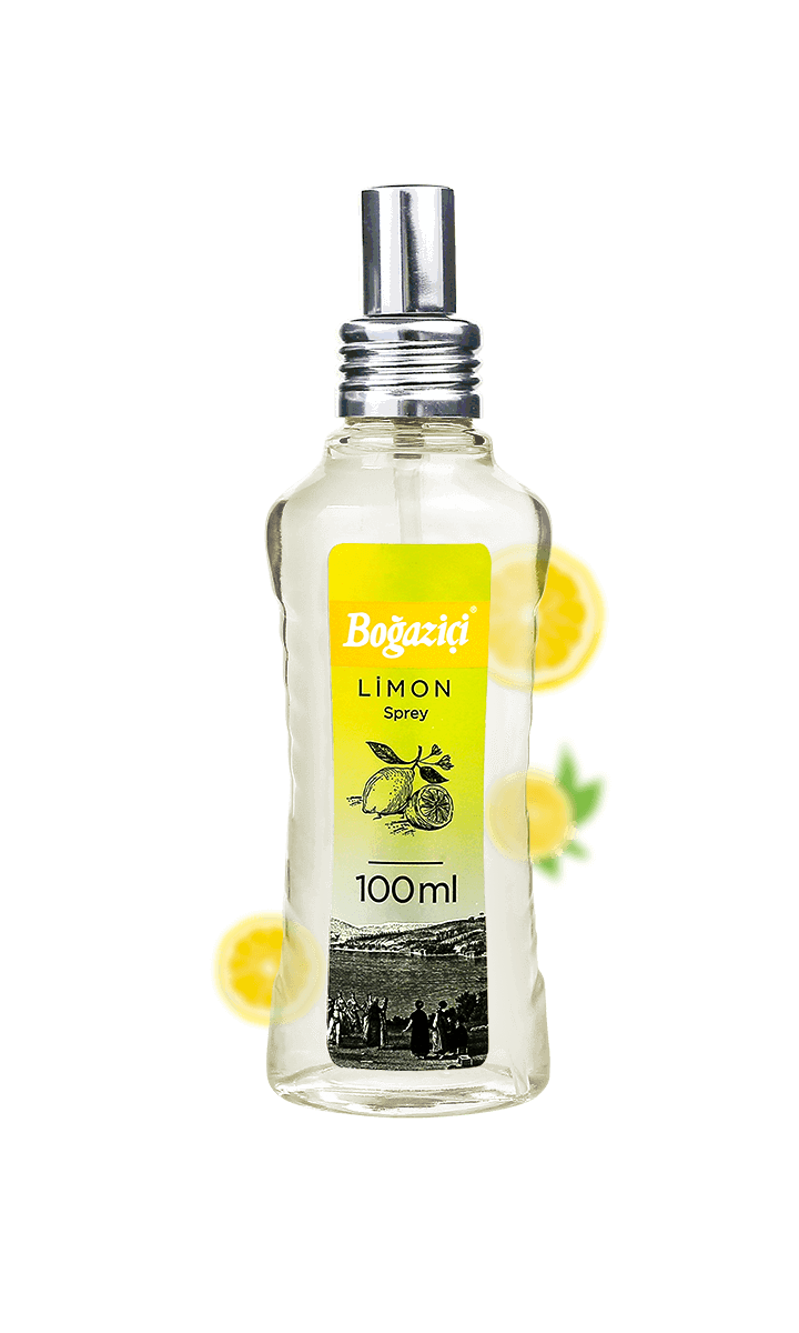 Boğaziçi Parfümlü Limon Kolonyası 100 Ml Sprey Cam Şişe