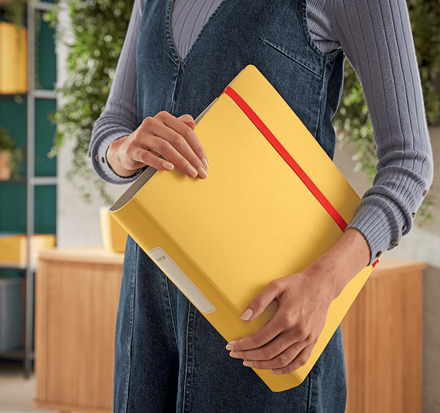 Leitz 180 Active Cosy Dar Klasör Sarı