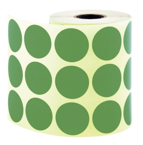 Tanex Nokta Etiket 30mm.Yeşil 2000'li