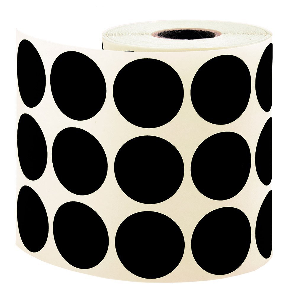 Tanex Nokta Etiket 30mm.Siyah 2000'li