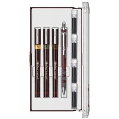 Rotring Isograph Set 0.2-0.3-0.5 + 0.5 Tikky Junior