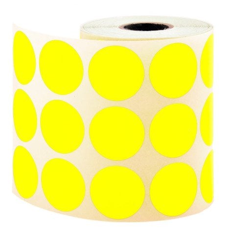Tanex Nokta Etiket 30mm.Sarı 2000'li