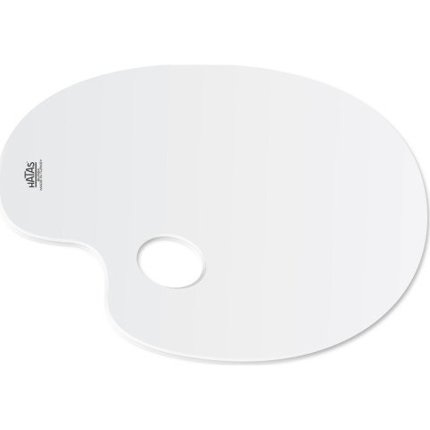 Hatas Plastik Godesiz Oval Resim Paleti 20x30cm