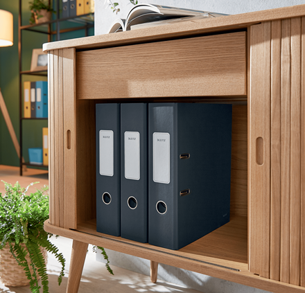 Leitz 180 Cosy Soft Touch Geniş Klasör Gri