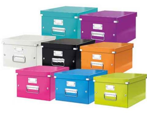 Leitz WOW C&S Orta Boy Kutu Metalik Beyaz Renk 60440001