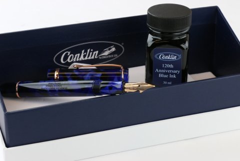 Conklin Duraflex Limited Edition Dolma Kalem Deep Blue Marble