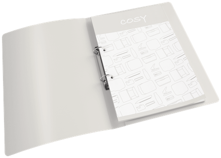 Leitz Cosy 2 Halkalı Klasör Mavi