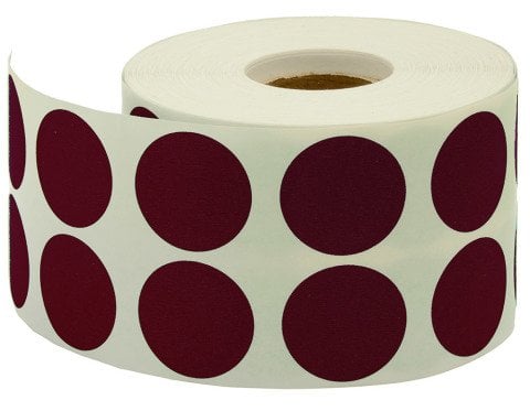 Tanex Nokta Etiket 25mm.Mor 2500'lü