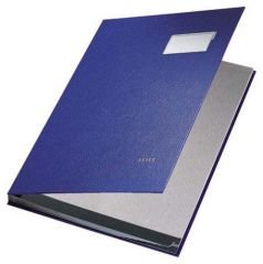 Leitz İmza Dosyası PP 10 Bölmeli Mavi 57010035