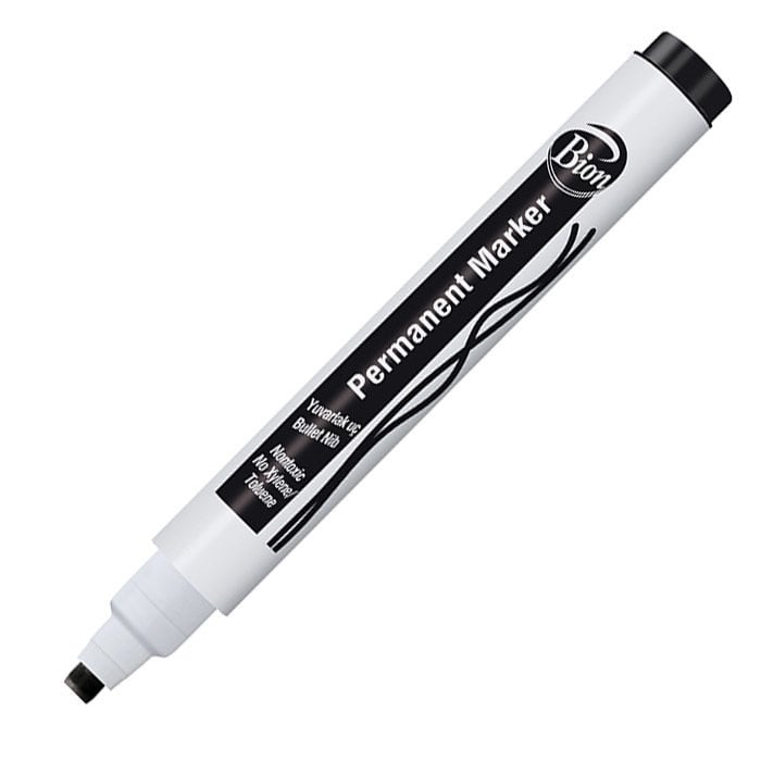 Mas 9177 Bion Permanent Marker Kesik Uç Siyah