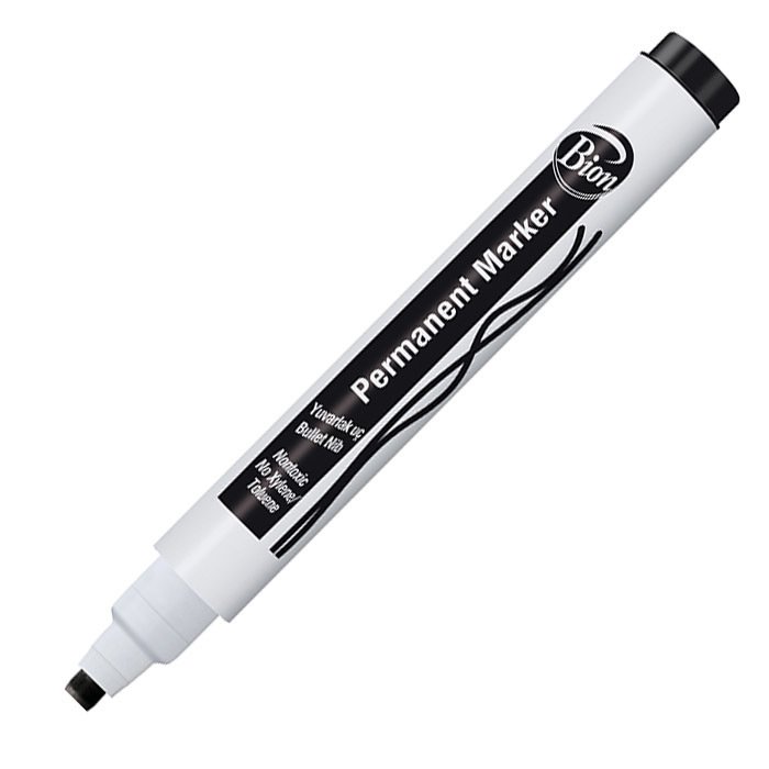 Mas 9177 Bion Permanent Marker Kesik Uç Siyah