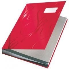 Leitz Design İmza Dosyası 18 Bölmeli Kırmızı 57450025