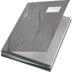 Leitz Design İmza Dosyası 18 Bölmeli Gri 57450085