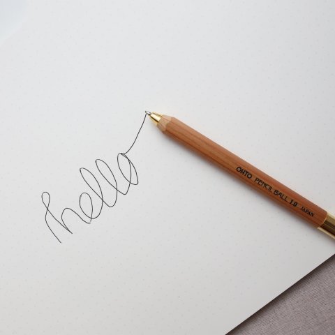 Ohto Pencil Ball Tükenmez Kalem 1.0mm Siyah